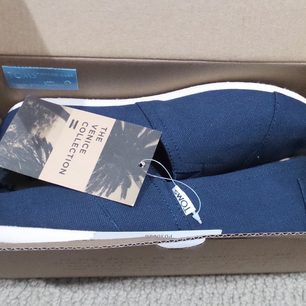 Womens Toms Classic Slip On Flats Canvas - Picture 4 of 7